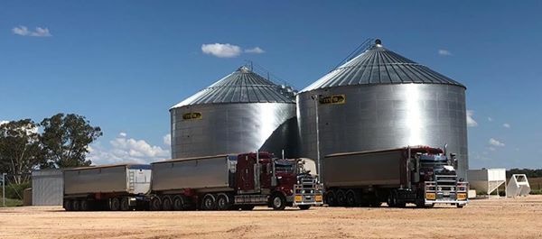 grain silos